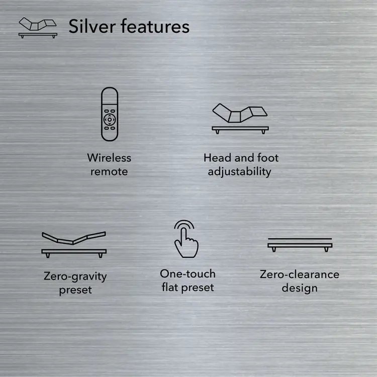 baselogic™ Silver Adjustable Base